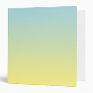 Classeur Ombre bleu et jaune