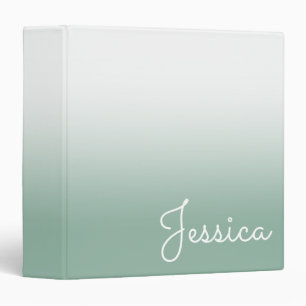 Classeur Ombre verte et blanche Sage