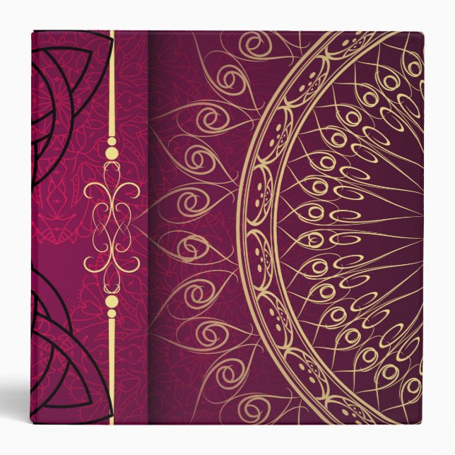 Classeur Ombres païennes de princesse Mandala Witches Book (Devant)