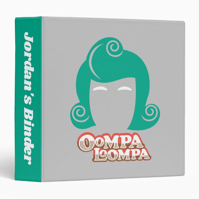 Classeur Oompa Loompa Graphique de cheveux (Devant/Côté)
