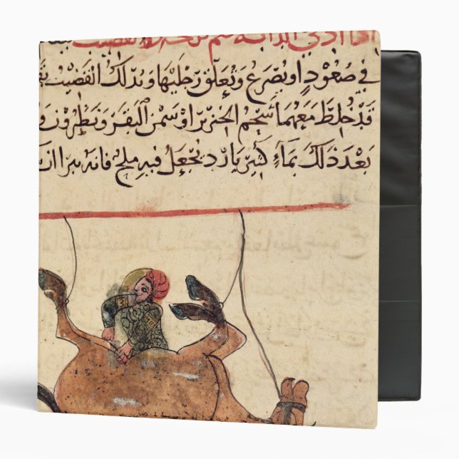 Classeur Opération sur un cheval, illustration (Devant/Intérieur)