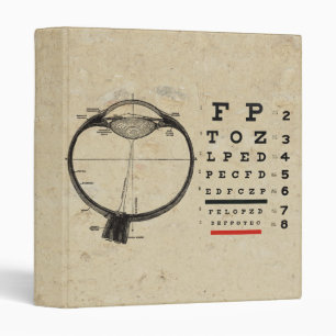 Classeur Ophthalmologue vintage