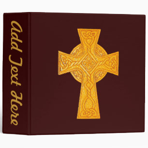 Classeur Or de la croix celtique 3