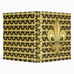 Classeur Or Fleur de lis