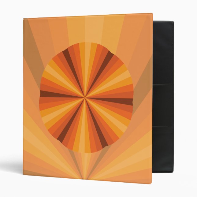 Classeur Orange Illusion d'Optique (Devant/intérieur)