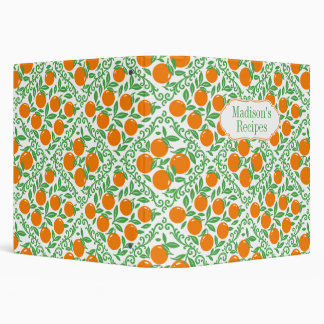 Classeur Orange Rustic Farmhouse French Country Recipe