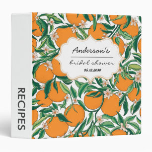 Classeur Oranges d'été Agrumes Fruit Fête des mariées flora