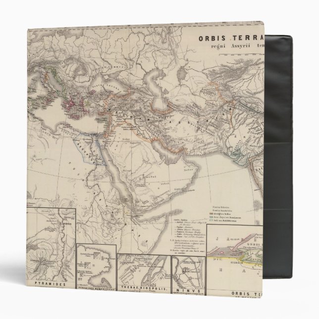 Classeur Orbis terrarum regni Assyrii tempori (Devant/Intérieur)