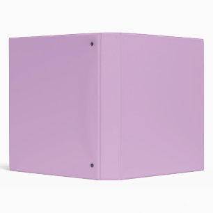 Classeur Orchidée molle couleur solide pastel violet lilas