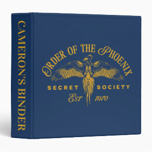 Classeur ORDRE DE PHOENIX Secret Society Graphic