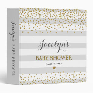 Classeur Organisateur d'albums d'idées de Baby shower neutr
