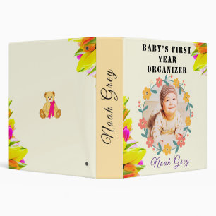 Classeur Organisateur de la première année du bébé.