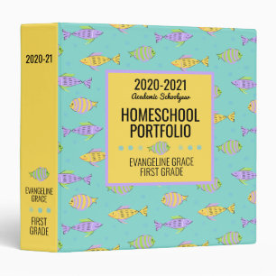 Classeur Organisateur de portefeuille Fishy Homeschool