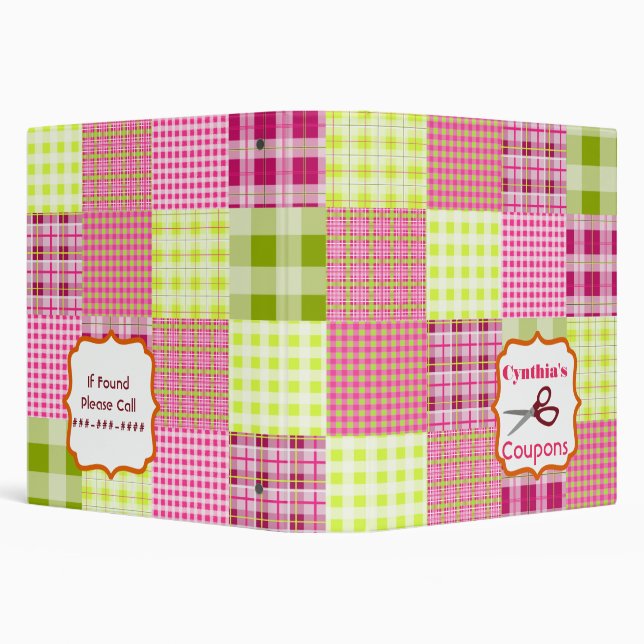 Classeur Organisateur personnalisé de bon - patchwork (Arrière-plan)