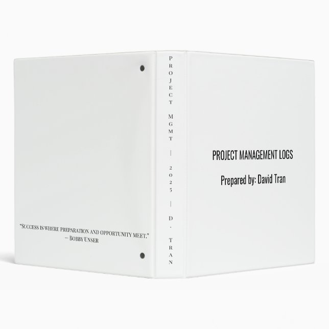 Classeur Organisateur professionnel à 3 anneaux pour le tra (Arrière-plan)