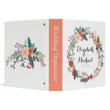 Organisateur rustique de mariage de guirlande