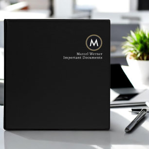 Classeur Organiseur de documents importants noir
