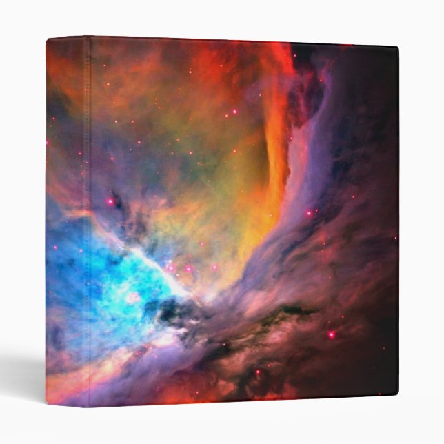 Classeur Orion Nebula Space Galaxy contraste élevé (Devant/Côté)