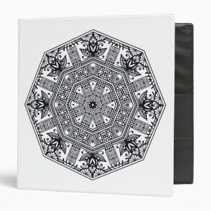 Classeur Ornement rond de mandala