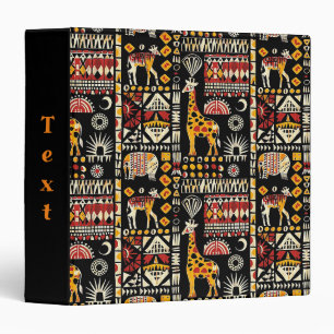Classeur Ornement traditionnel ethnique africain, patte tri
