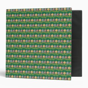Classeur Ornements de boules vertes de Noël Joyeux