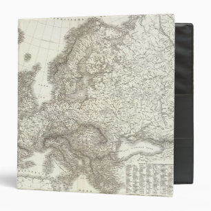Classeur Orograph Europa - Carte physique de l'Europe