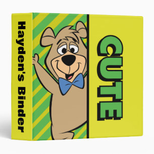 Classeur Ours Boo-Boo mignon