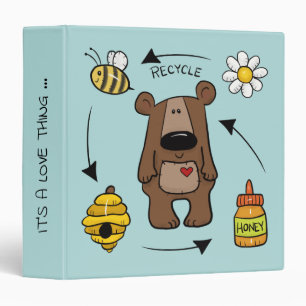 Classeur Ours de miel - Le Recycleur
