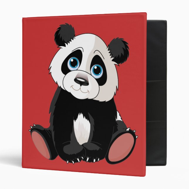 Classeur Ours Panda (Devant/intérieur)