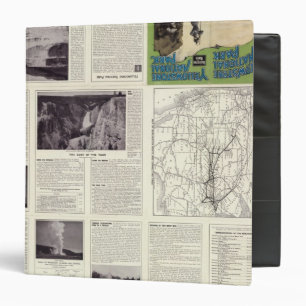 Classeur Page de texte du parc national Yellowstone 2