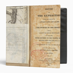 Classeur Page de titre de l'historique de l'expédition