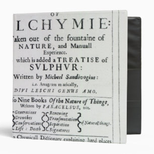 Classeur Page titre à l'édition en anglais