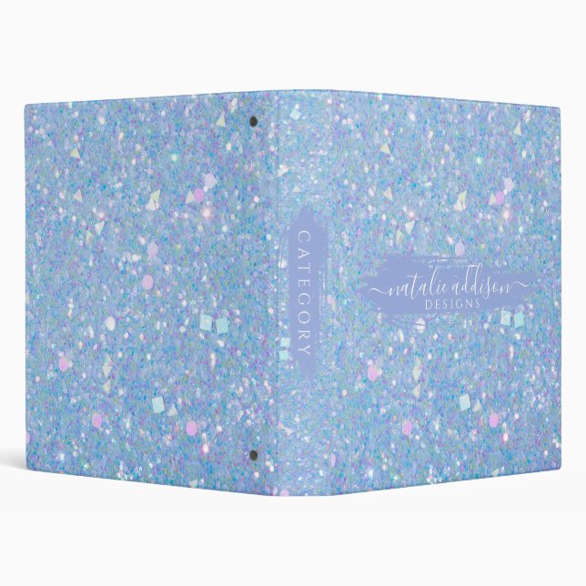 Classeur Paillettes Bleu Periwinkle (Arrière-plan)