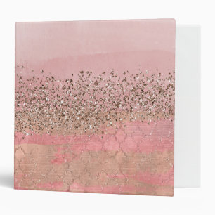 Classeur Paillettes Rose Fard Princesse Indienne Marocaine
