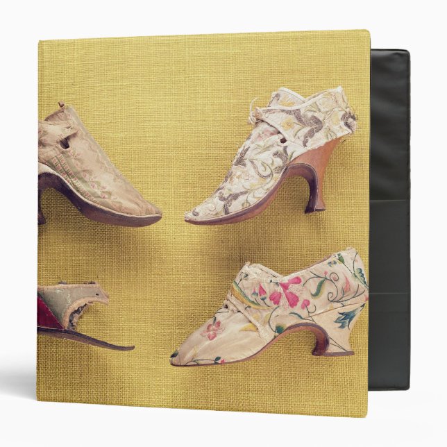 Classeur Paires de chaussures brodées, c.1714 (Devant/Intérieur)