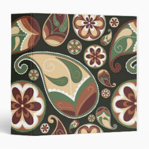 Classeur Paisley & Floral de 1,5 po