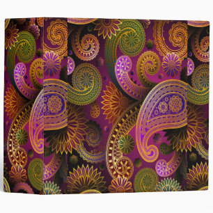 Classeur Paisley Purple