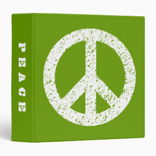 Classeur Paix marquée au poncif par griffonnage (1.5in) -