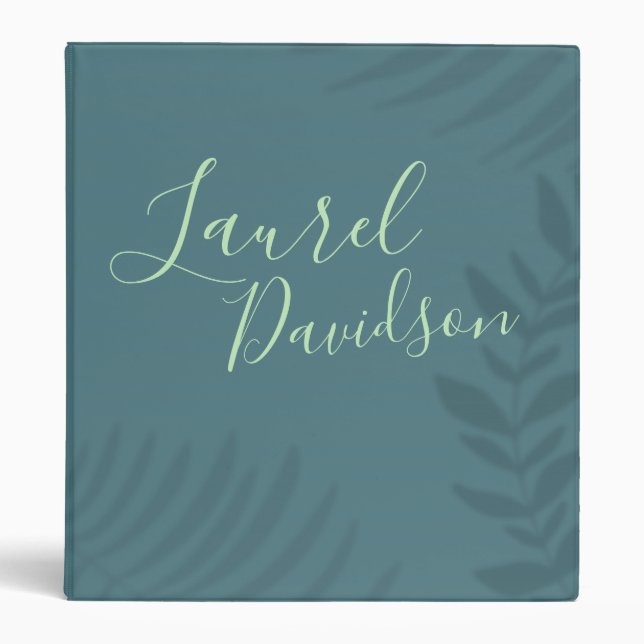 Classeur Palm ombragé Turquoise (Devant)