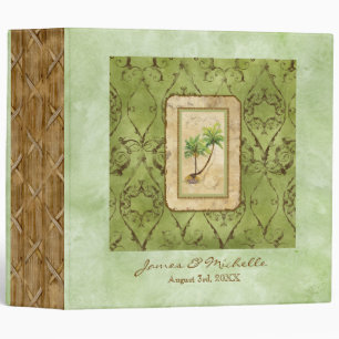 Classeur Palm Paradise Vert Mariage photo Scrapbook Classeu