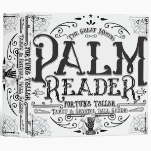 Classeur Palm Reader Magie Vintage Fortune Teller Halloween