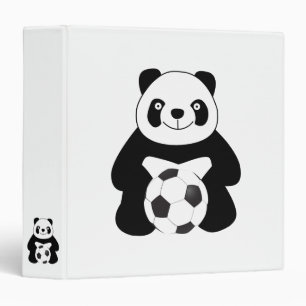 Classeur Panda avec un ballon de football