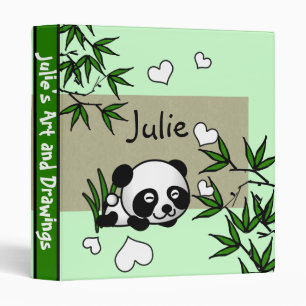 Classeur Panda confiant