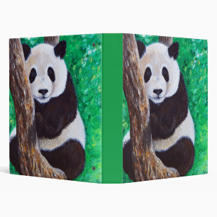 Classeur Panda dans une peinture d'arbre