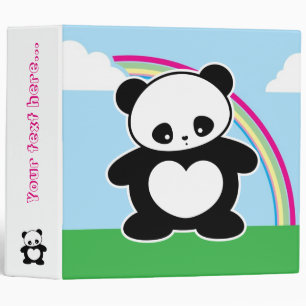 Classeur Panda de Kawaii