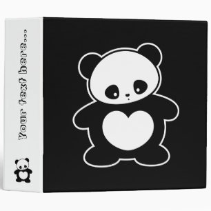 Classeur Panda de Kawaii