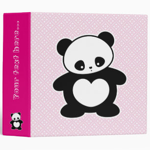 Classeur Panda de Kawaii