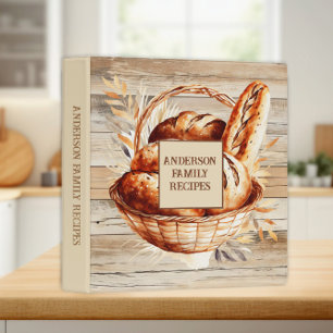 Classeur Panier de cuisine Vintage rustique Recette de fami