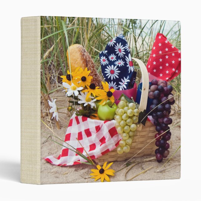 Classeur panier de plage (Devant/Côté)