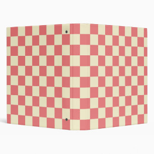 Classeur Panier rose et beige